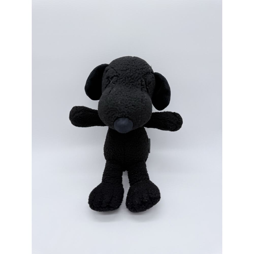 KAWS Uniqlo Peanuts Black Snoopy Plush Doll Limited Edition Stuffed Toy 11"